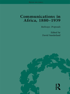 cover image of Communications in Africa, 1880–1939, Volume 1